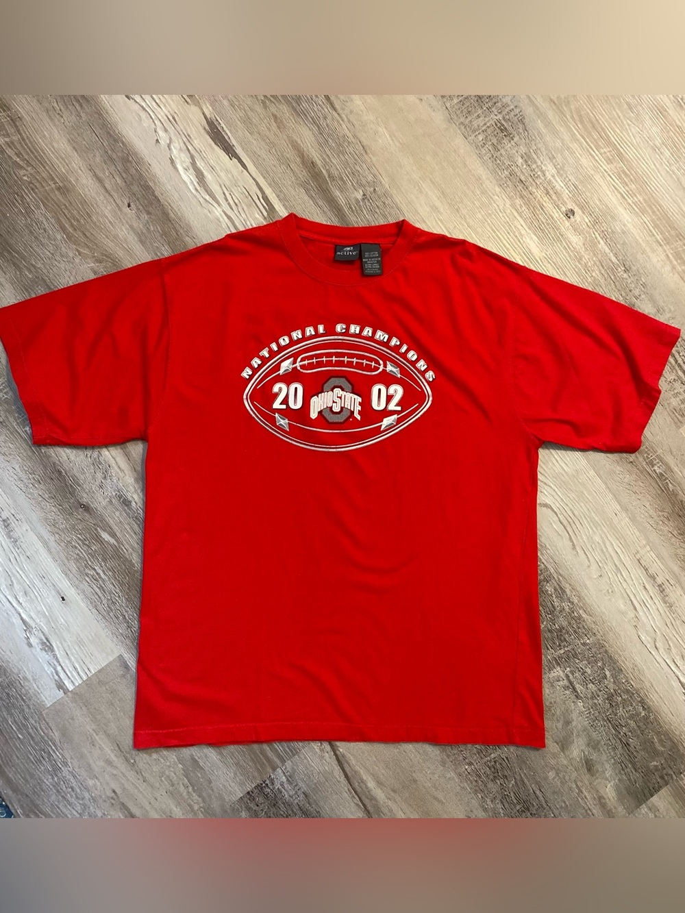 2002 Vintage Ohio State National Football Champion T-shirt Size XL